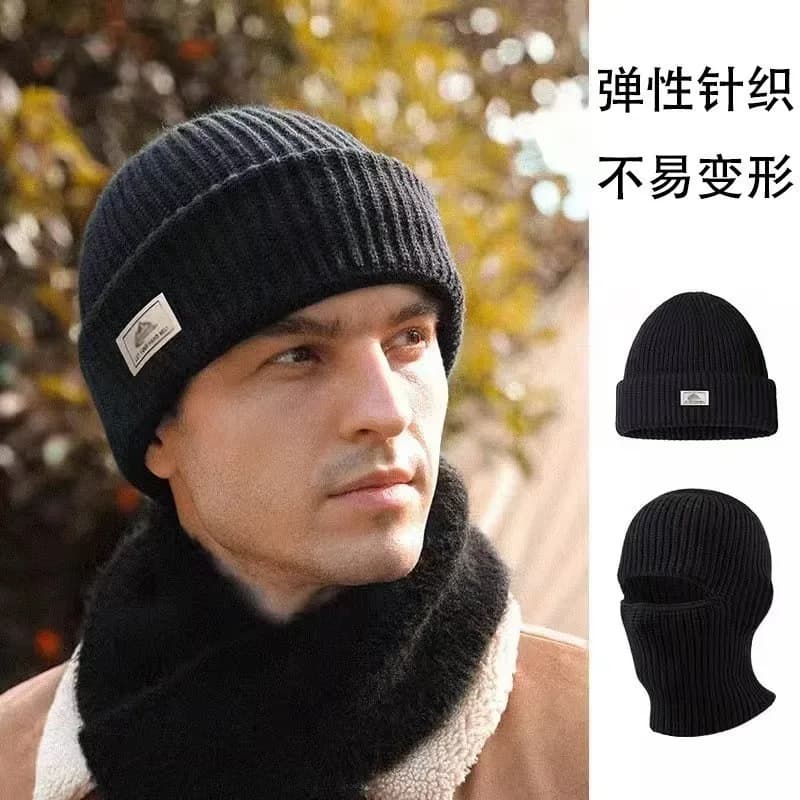 2025 Cappello Hardman Cappello invernale lavorato a maglia Balafak Protezione per le orecchie Maschera copri testa antivento e resistente al freddo Cappello caldo a doppio scopo per uomo