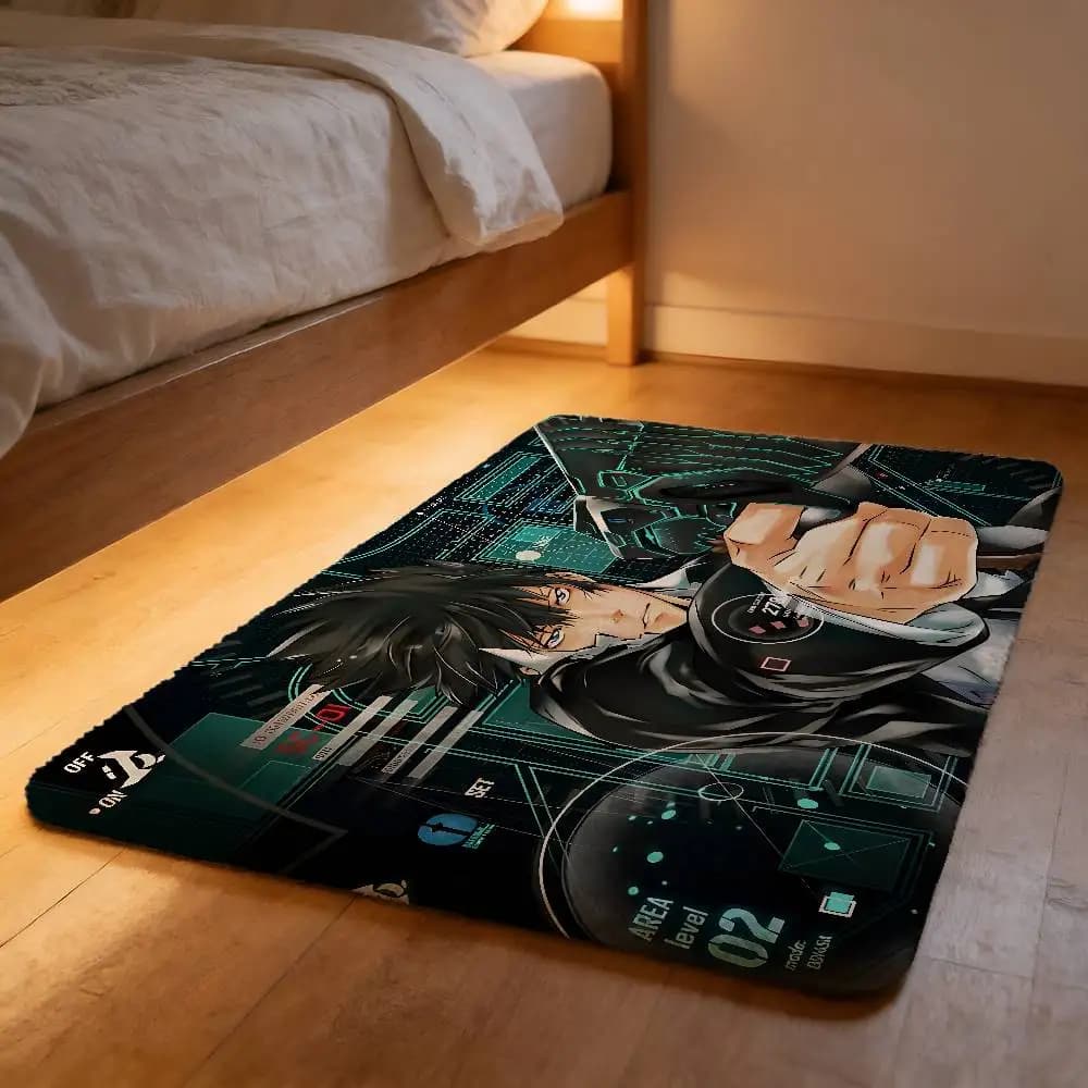 P-Psycho Pass Soft Cloud plush carpet, home-absorbent carpet, non-slip and hairless
