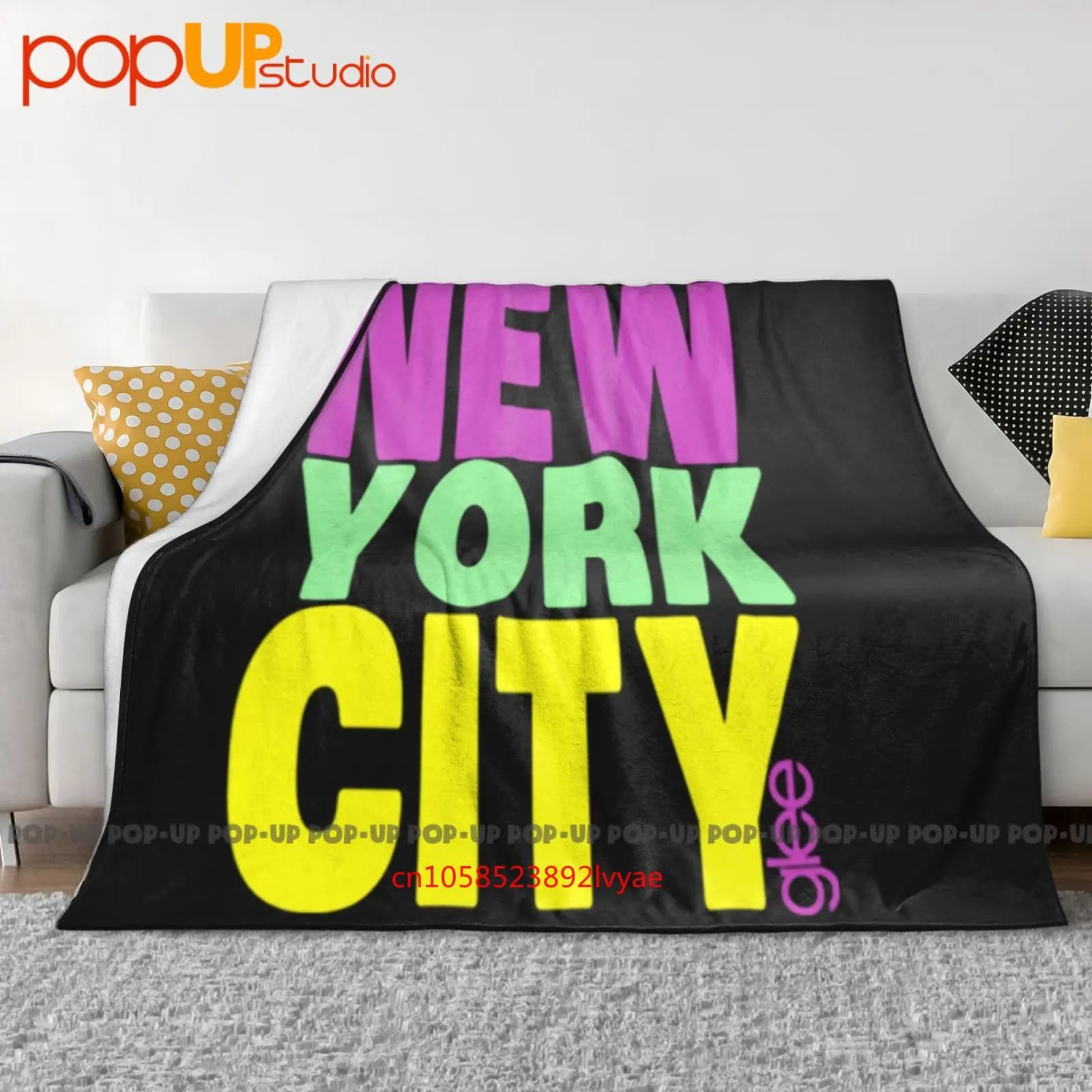 Fox 2011 Glee New York City Nyc Ultra-Soft Blanket Quilt Winter Sofa Cover Bed Covers