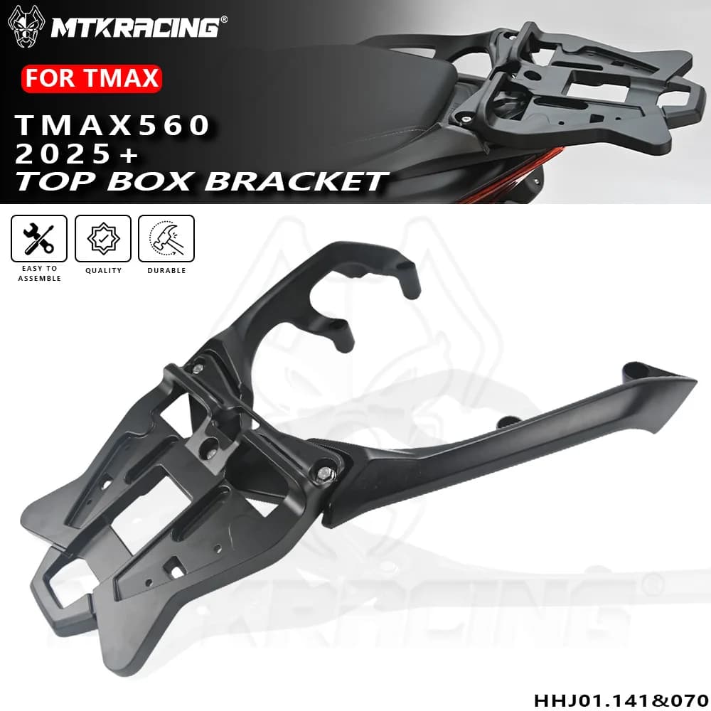 PER YAMAHA TMAX560 2025 Portapacchi per moto Portapacchi per fissaggio carico posteriore Kit bracciolo schienale posteriore