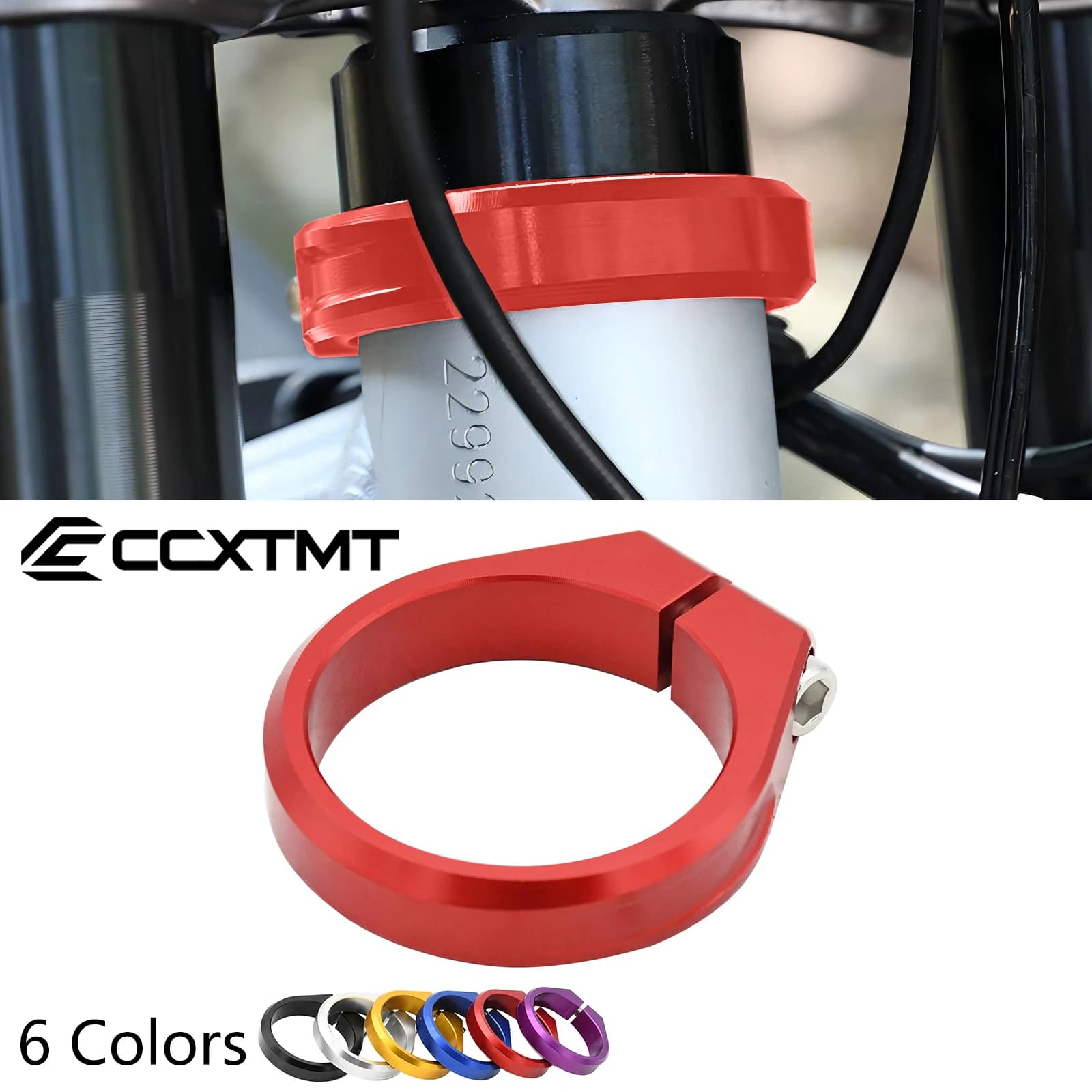 CNC steering bracket clamp for aluminium pipe Reinforced clamps for reassembly parts Sur-Ron Light Bee X Electric bike for motorcycle