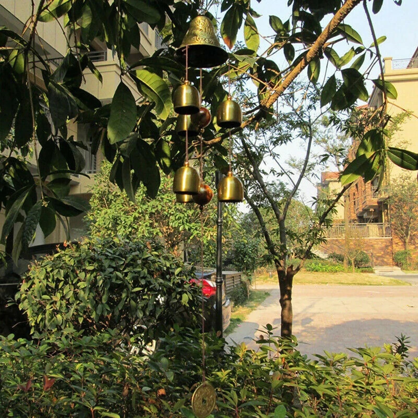 1/2pcs DIY Antique Wind Chimes Outdoor Animal Hanging Ornament Home Copper Bells Garden Yard Home Patio Decoration Perfect Gift