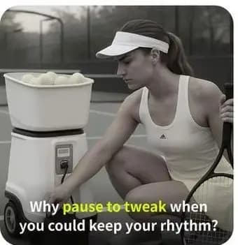 Portable Tenniix Tennis Ball Machine Vision-Based AI Tennis Robot Training Tennis Ball Launch Training Shooting Machine