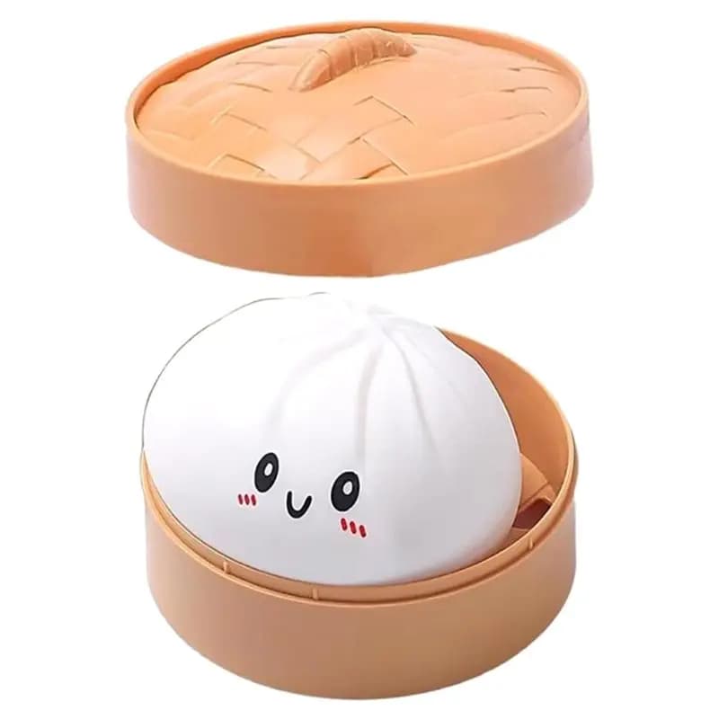Dumpling Sensory Squeeze per un gioco realistico e un regalo antistress in pasta sfoglia per la decompressione 4 pezzi-Y44A