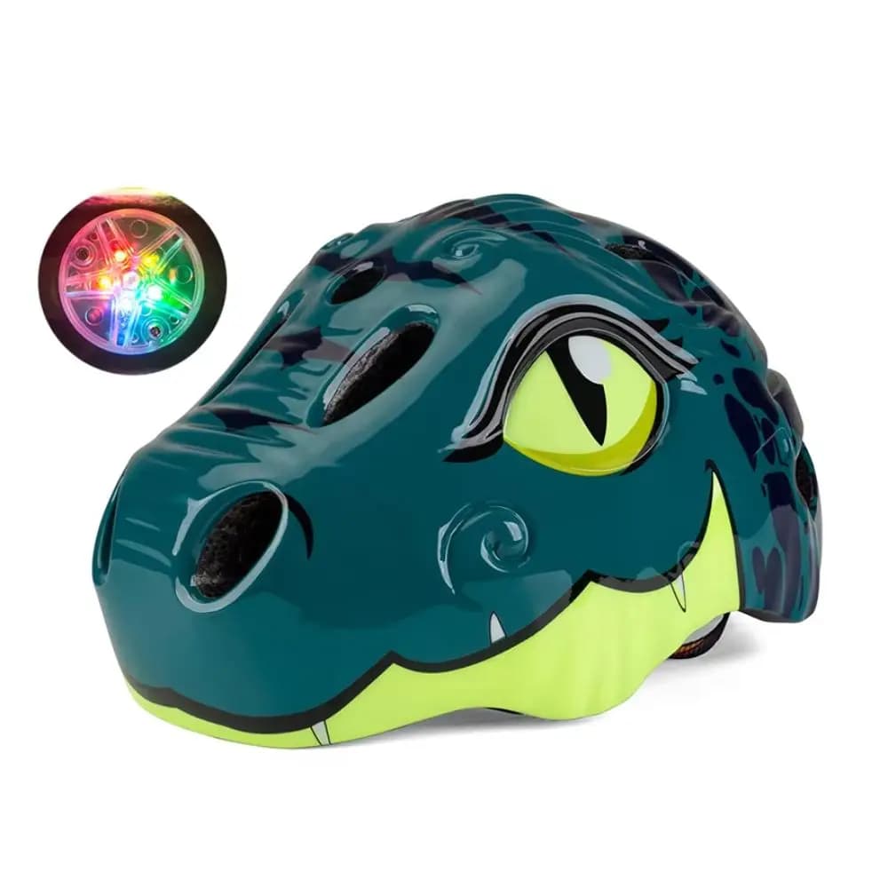 Cycling Protection Cartoon Dinosaur Kids helmets Fantastic adjustable dinosaur helmets 3D skating helmets cute outdoor sports
