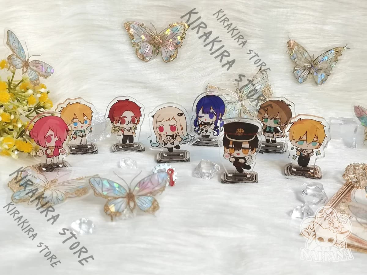 Toilet-bound Hanako-kun Yugi Amane Mitsuba Nene 4cm Acrylic Standing Plate Cosplay Engrave Laser Stamps Ornaments Cute Gifts