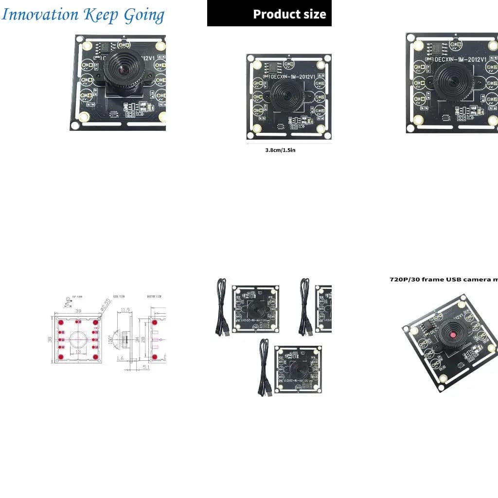 E65C 3pcs OV9732 Modulo fotocamera USB 1MP 720p Lino da 100 gradi per per faccia e licenza