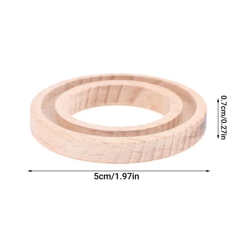 5/10Pcs Essential Oil Diffuser Beech Wood Tablets Remove Car Interior Odor Circular Aromatherapy Wood Car Air Freshener