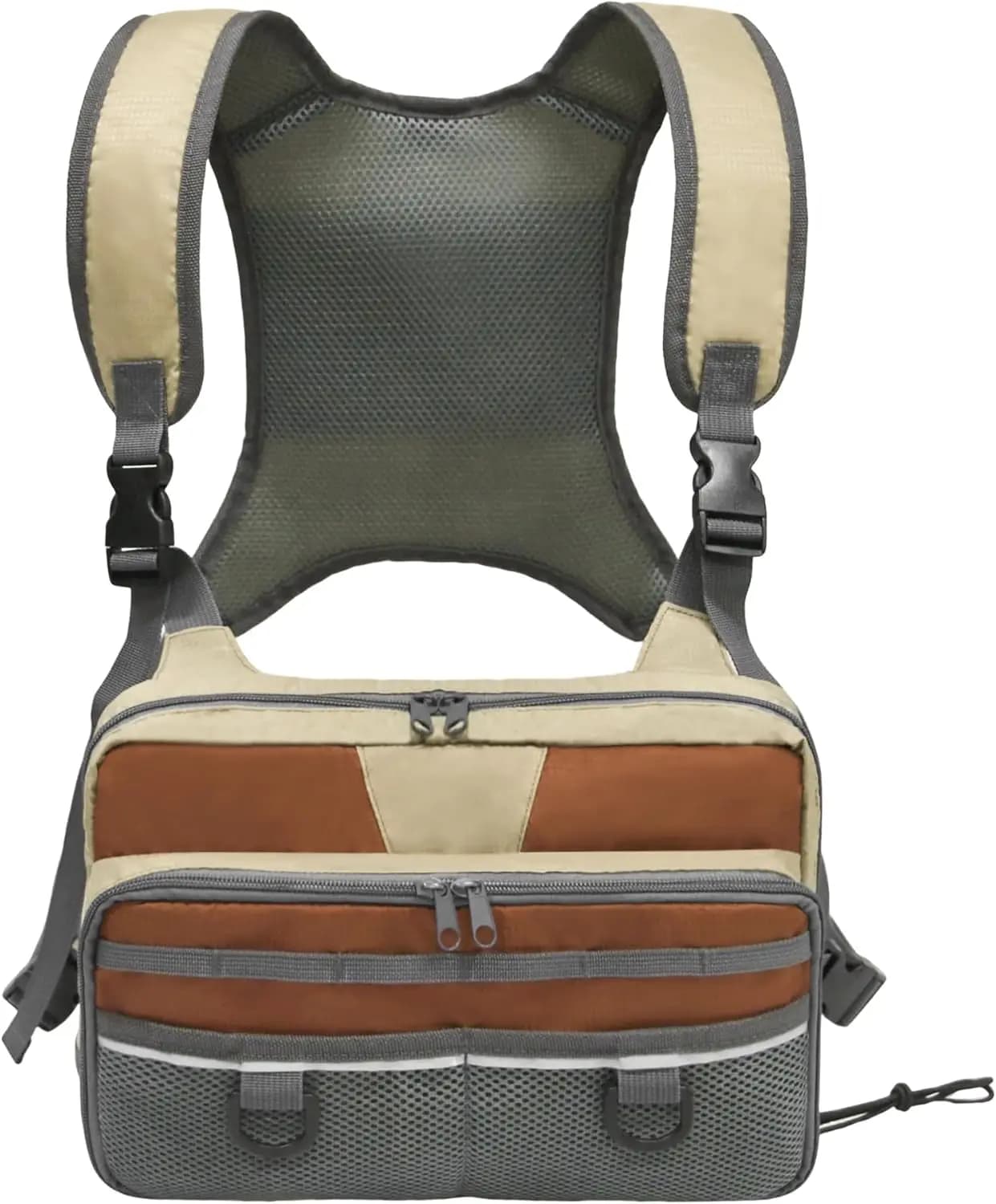 Borsa da Pesca per Uomo e Donna, Contenitore per Attrezzatura e Scatole per Mosche, Zaino per Binocolo da Caccia