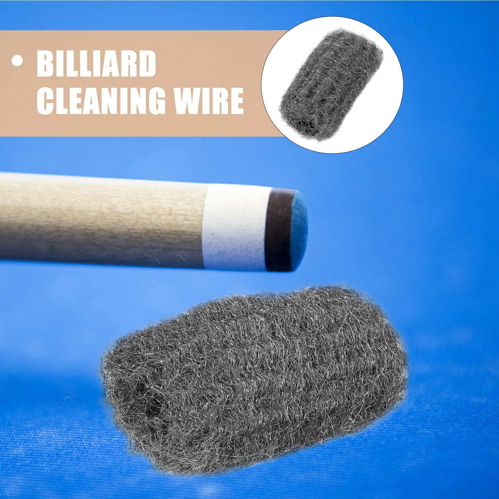Set di 5 Pezzi di Carta Abrasiva per Stecca da Biliardo, Strumento Professionale per Pulizia e Lucidatura di Stecche da Pool, Accessori per Biliardo