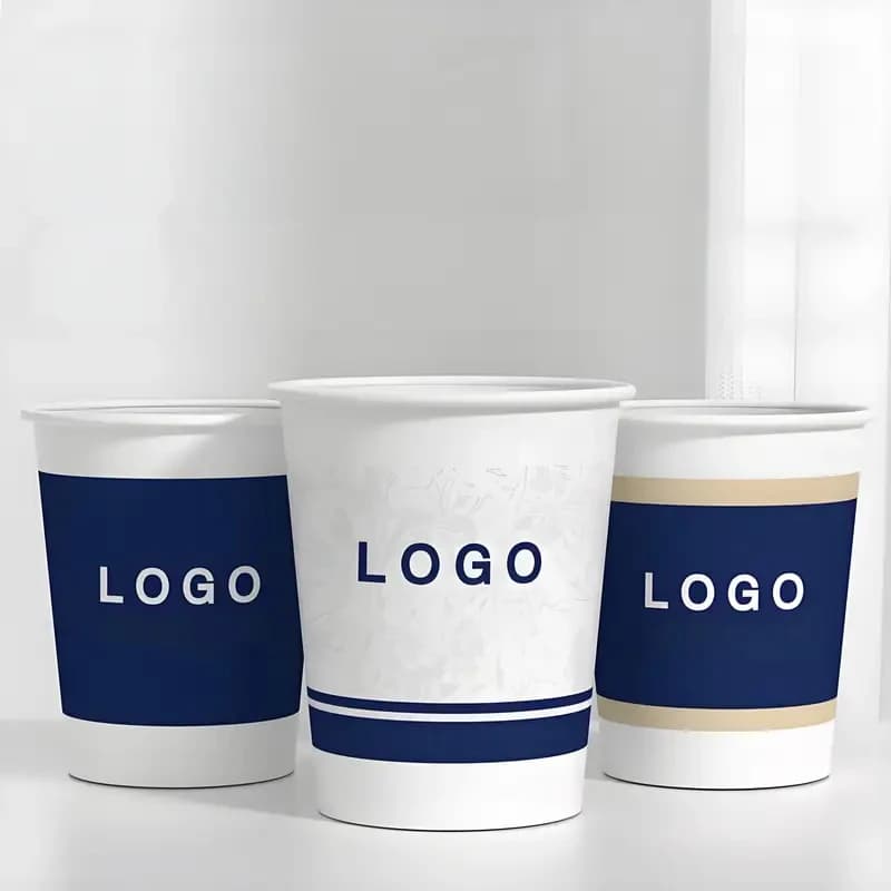 TONGXI Custom Personalized Coffee Mug 250ml Paper Cup with Logo Name Print Sublimation Blank Cup for Wedding Party Gift