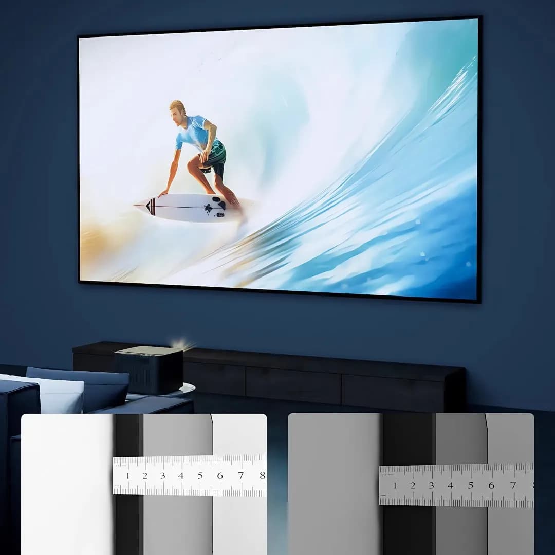 Mivision 80 100 120 150 200 250 Inch 16:9 Alr Screen For Long Throw Projector