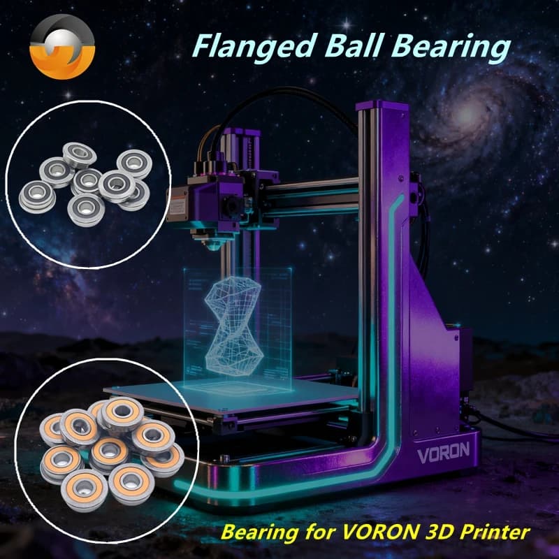 Hole 3mm 4mm 5mm 8mm Bearing ABEC-7 Miniature Ball Bearing F623 F684 F688 F605 F625 F695 F698 -2RS for VORON 3D Printer