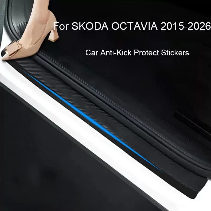 Auto B-Pillar Anti-Calcio Protect Pad For SKODA OCTAVIA 2015-2026 Auto Anti-Sporco Anti-Sporcock Resistant To Graffi Interior Accessory