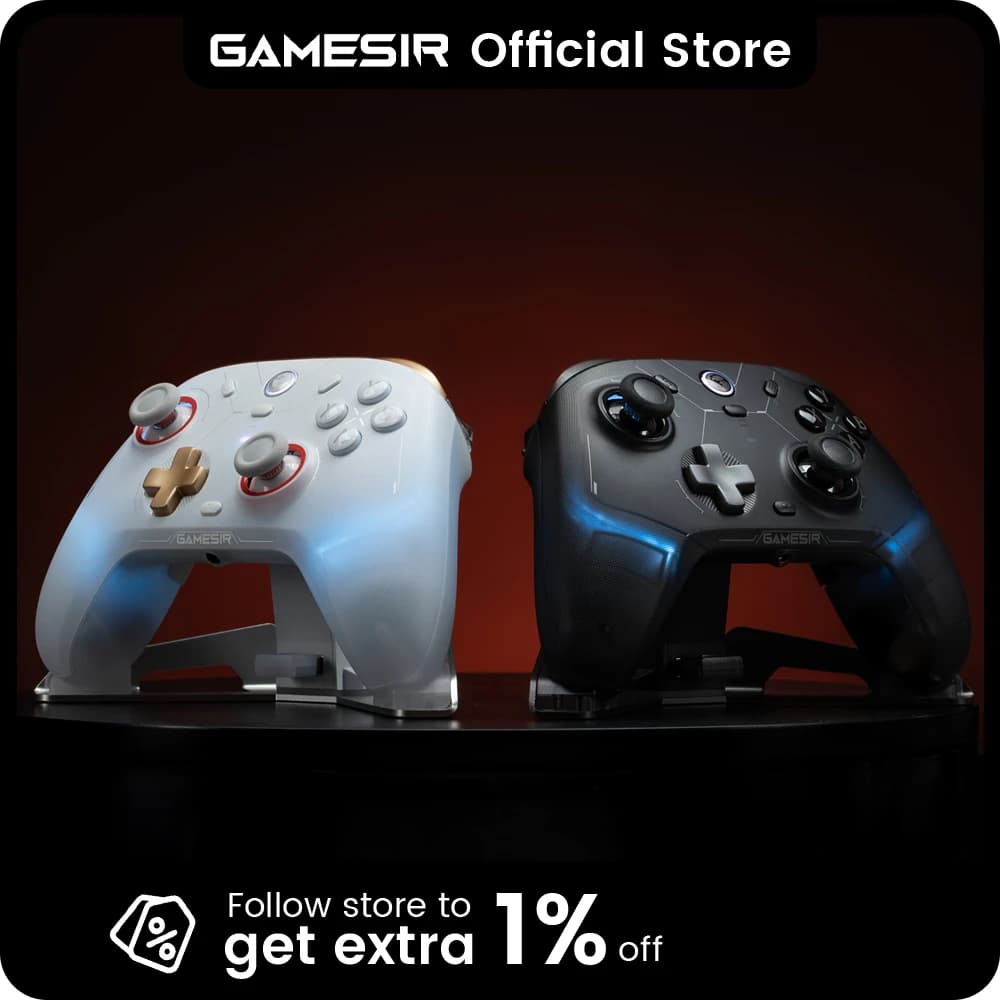 GameSir Cyclone 2 Wireless Controller for Nintendo Switch 2 / iPhone / Android, Bluetooth gamepad with Hall Effect Trigger