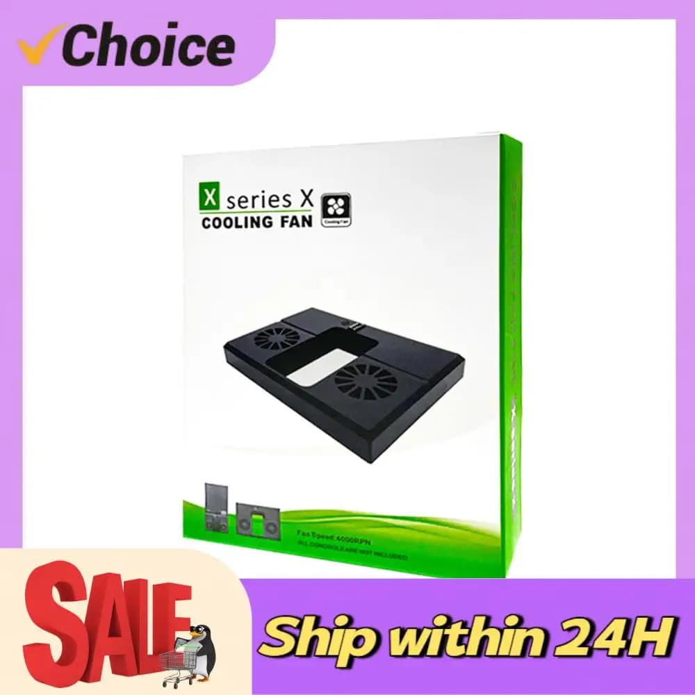 Vertical Cooling Fan RGB Colorful Cooling Stand Cooling System Accessories Host Side Radiator for Xbox Series X Host Console