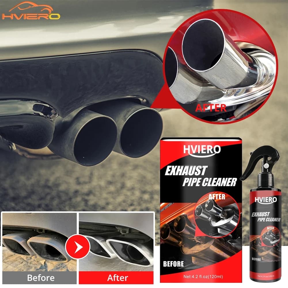 30ml 120ml Remover Rust Car Exhaust Pipe Anti-Rust Spray Metal Surface Cleaner Multi-Purpose Maintenance With Sponge Brush Clean
