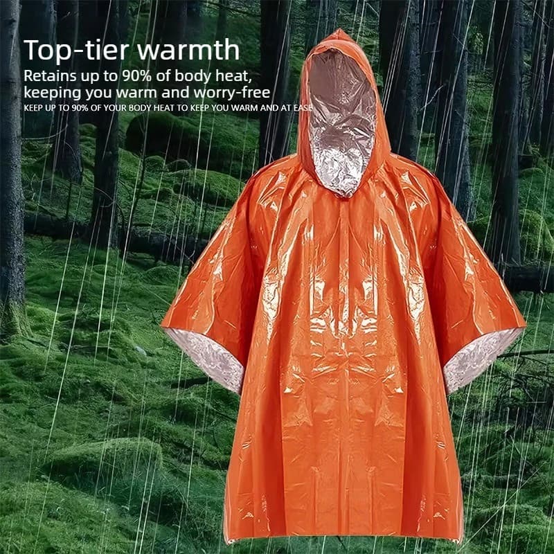 1-10PCS Waterproof Insulated Survival Blanket Foil Mylar Emergency Thermal for Camping Hiking First Aid Kit Raincoat Protection