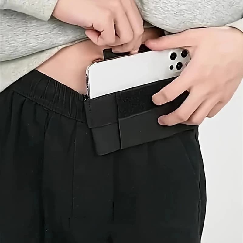 Marsupio sportivo invisibile per telefono cellulare da uomo Marsupio portatile Borsa elastica per telefono cellulare da lavoro all'aperto da donna