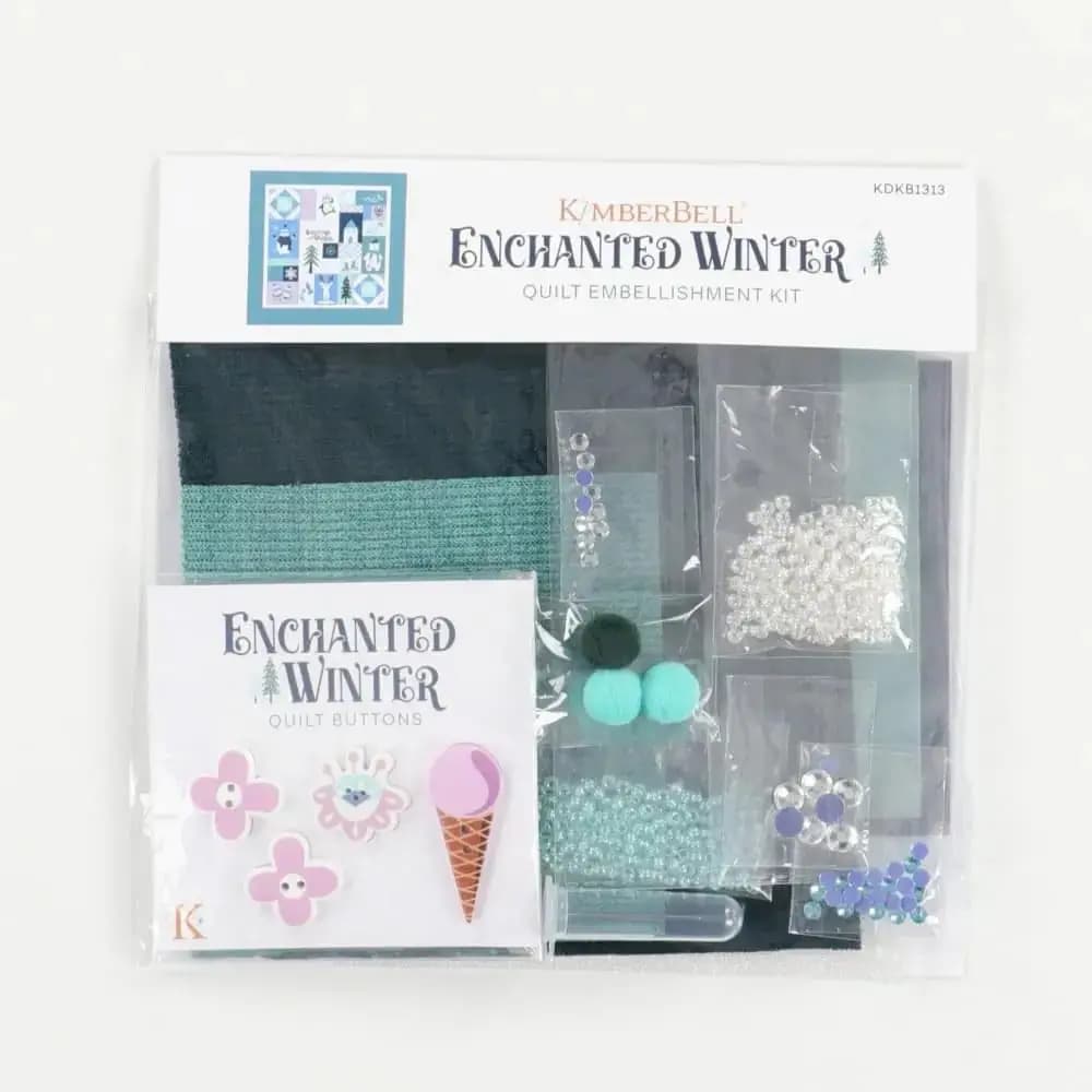 Kit di Decorazioni Invernali Incantevoli – Perline, Bottoni, Vinile e Accessori Personalizzati per Quilting e Cucito – Decorazioni per Ricamo