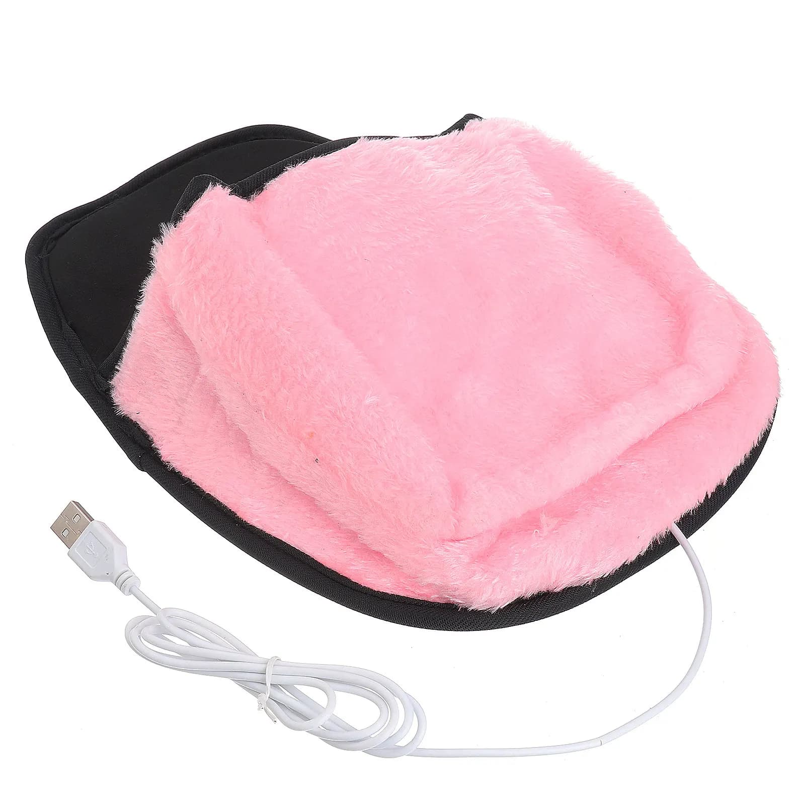Tappetino per mouse invernale con funzione di riscaldamento USB, per stare al caldo durante il lavoro, supporto ergonomico per i polsi, scorrimento fluido