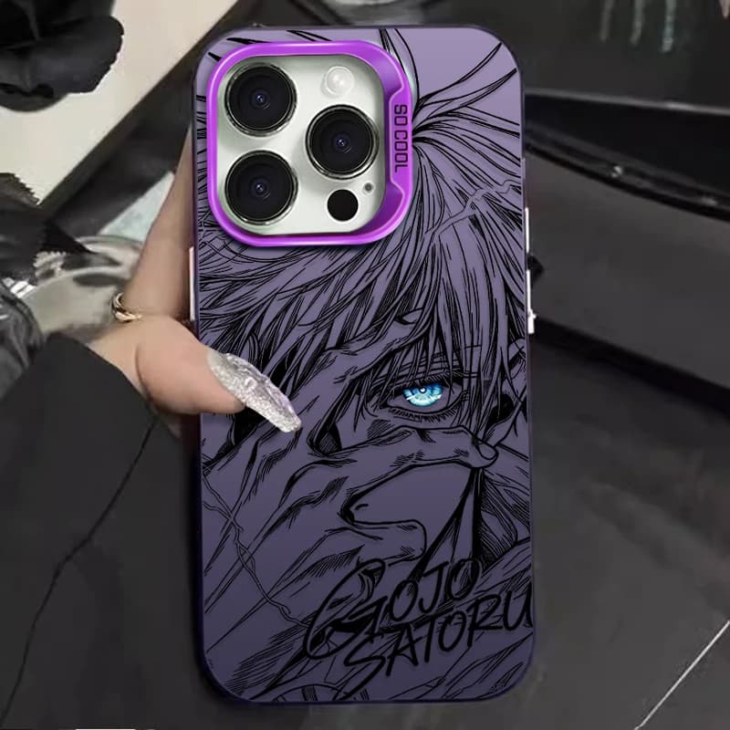 Nuova Cover Antiurto Gojo Satoru Signature per iPhone 17 16 15 14 13 12 11 Pro Max Plus 17 Air 16E X XR XS Max