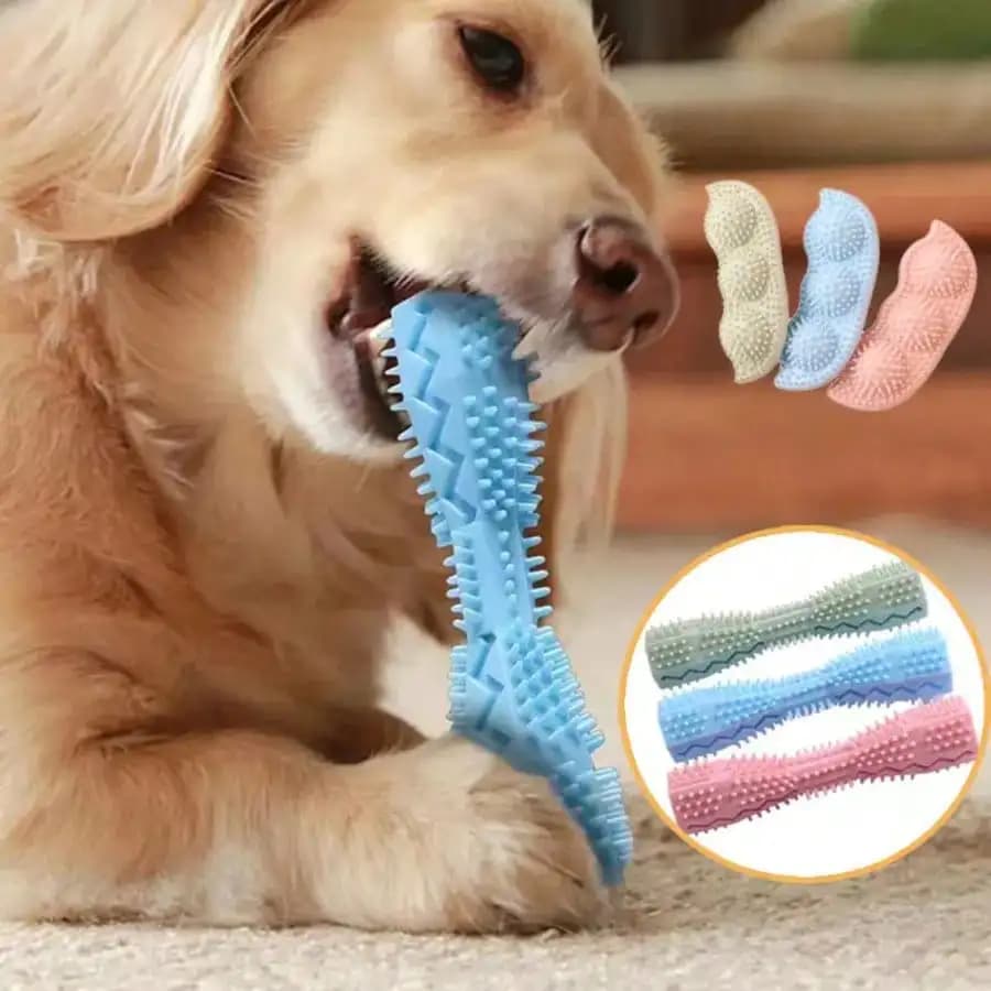 Giocattolo da Masticare per Cani, Bastoncino Resistente ai Morsi, Divertente Giocattolo per Alimenti a Prova di Perdita, Bastoncino Pulitore per Denti