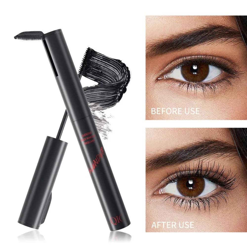 Long-Term Waterproof Mascara Quick Drying Elongated Mascara With Black Ink Waterproof Eyelashes Without Slips Female Cosmetic Makeup
