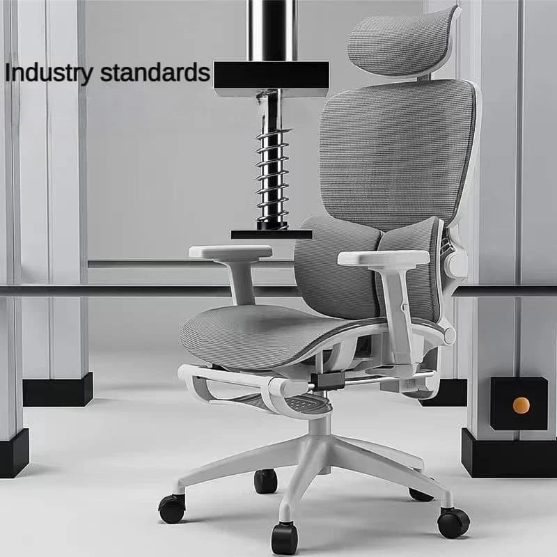 Sedia da ufficio ergonomica, sedia in rete con schienale alto, sedia da scrivania girevole con supporto lombare regolabile, sedia da gioco per computer per la casa