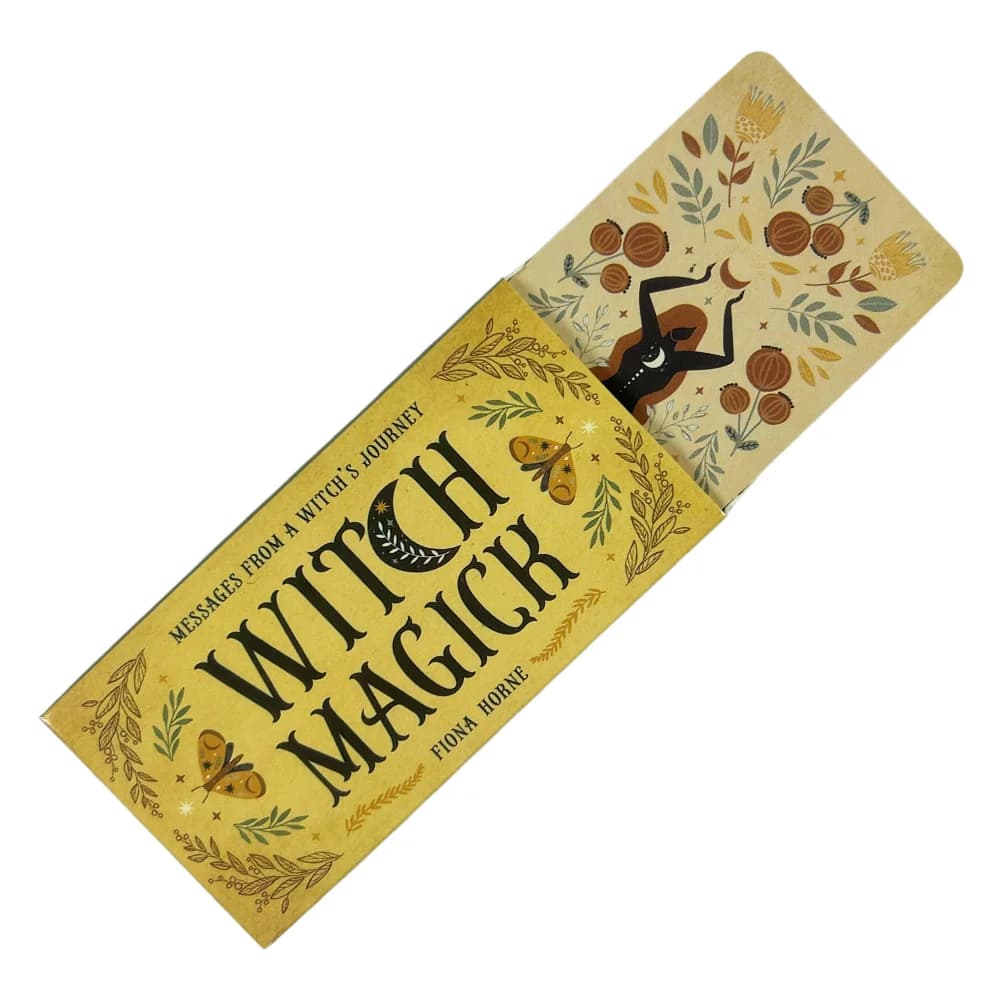 Witch Magick Cards Oracle Deck 40 carte ispirazionali con parole chiave
