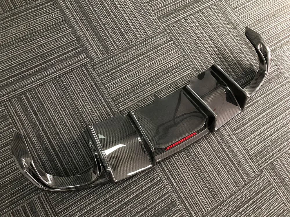 Carbon Fiber Rear Diffuser Bumper Mudguard plate fender for Audi A5 Sline S5 2013-2016 Rear Bumper Extension FRP Body Kits