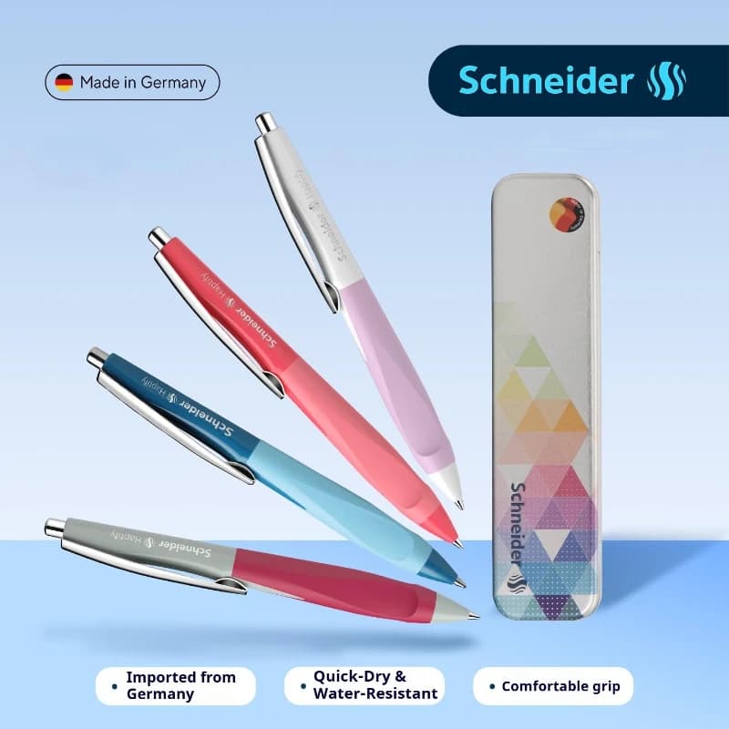 Penna Gel Premium Schneider Dolphin, Elegante Penna Aziendale con Design Ergonomico, Regalo Aziendale Ideale per Professionisti, Ritorno a Scuola