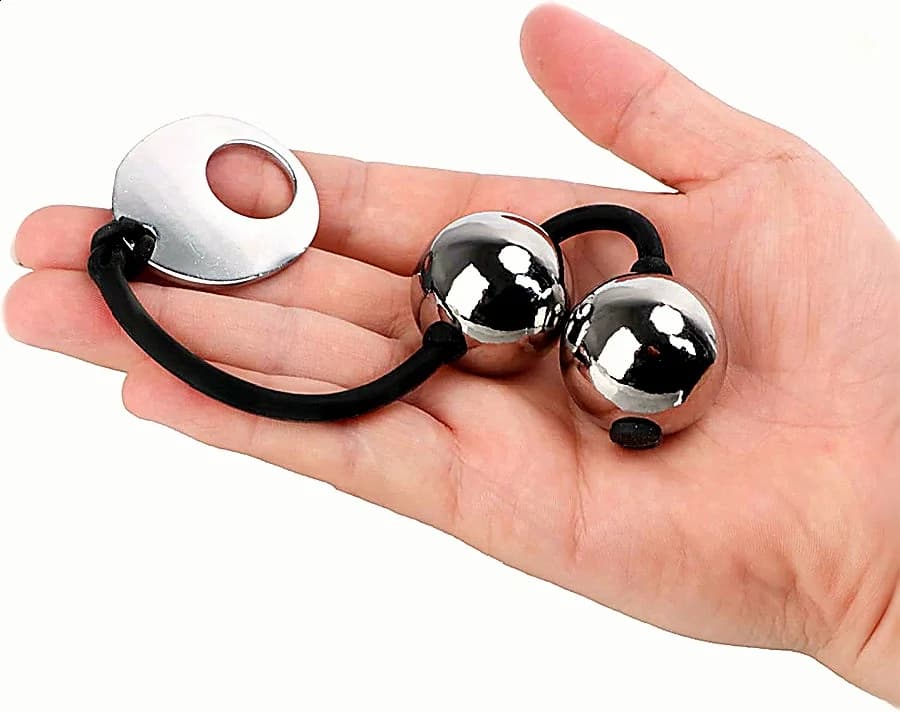 Metallo Kegel Ball Kegel Ginnico Perline anali Vagina Stringere Esercizio Ano Plug Donne Giocattolo del sesso Ginnico Metallo Ben Wa Ball