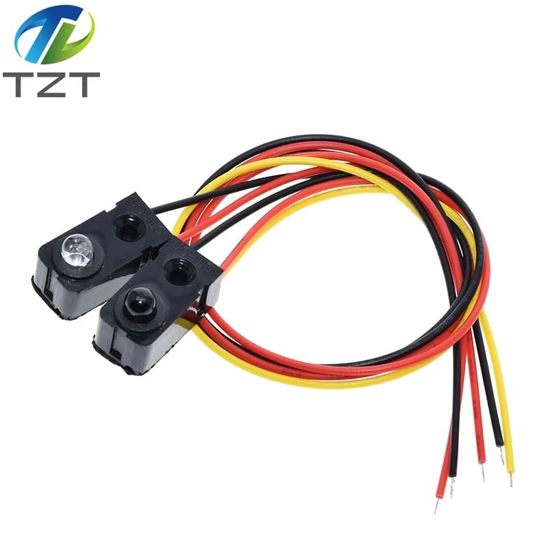 1/3 paia Tubo a infrarossi Correlazione trasmissiva interruttore fotoelettrico Sensore a infrarossi QT30CM Distanza di rilevamento per arduino