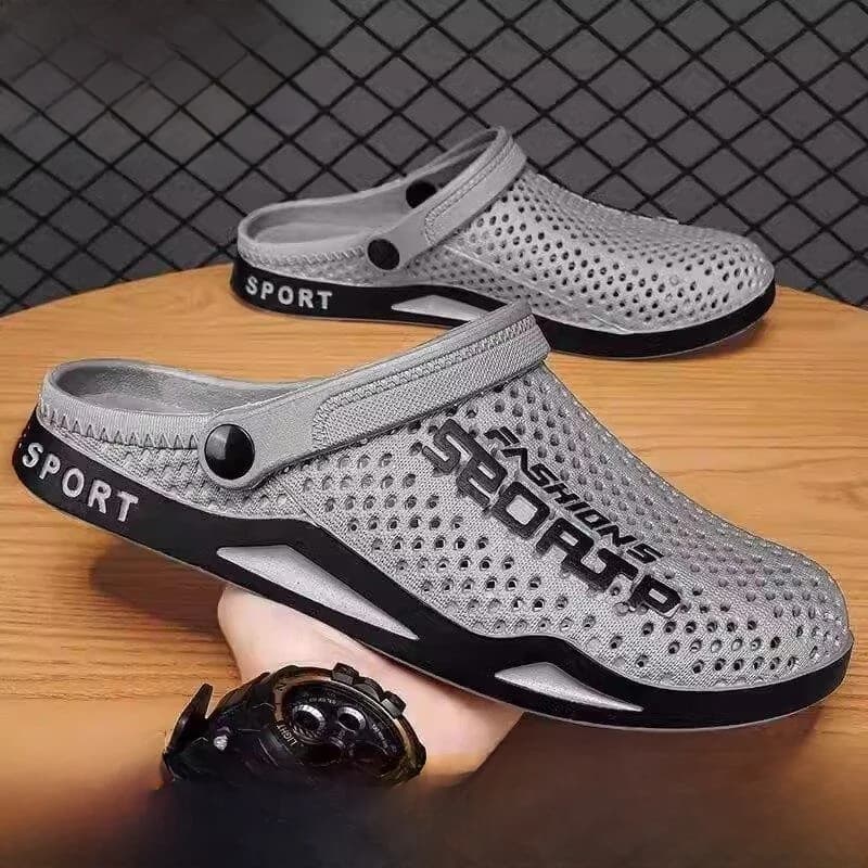 Men's Outdoor Sports Sandals Anti-slip Wear-resistant EVA Home Slippers Summer Korean Style Beach Shoes T-strap Convenient