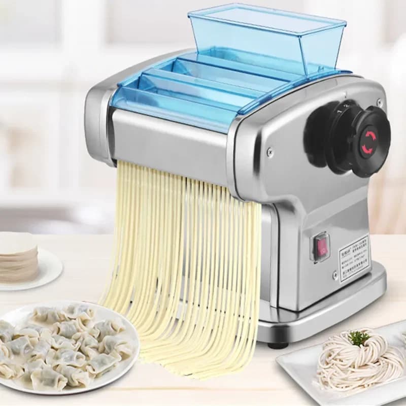 Pressa Macchina elettrica per avvolgere gnocchi di noodle Macchina per pasta per uso domestico commerciale Macchina per noodle in acciaio inossidabile