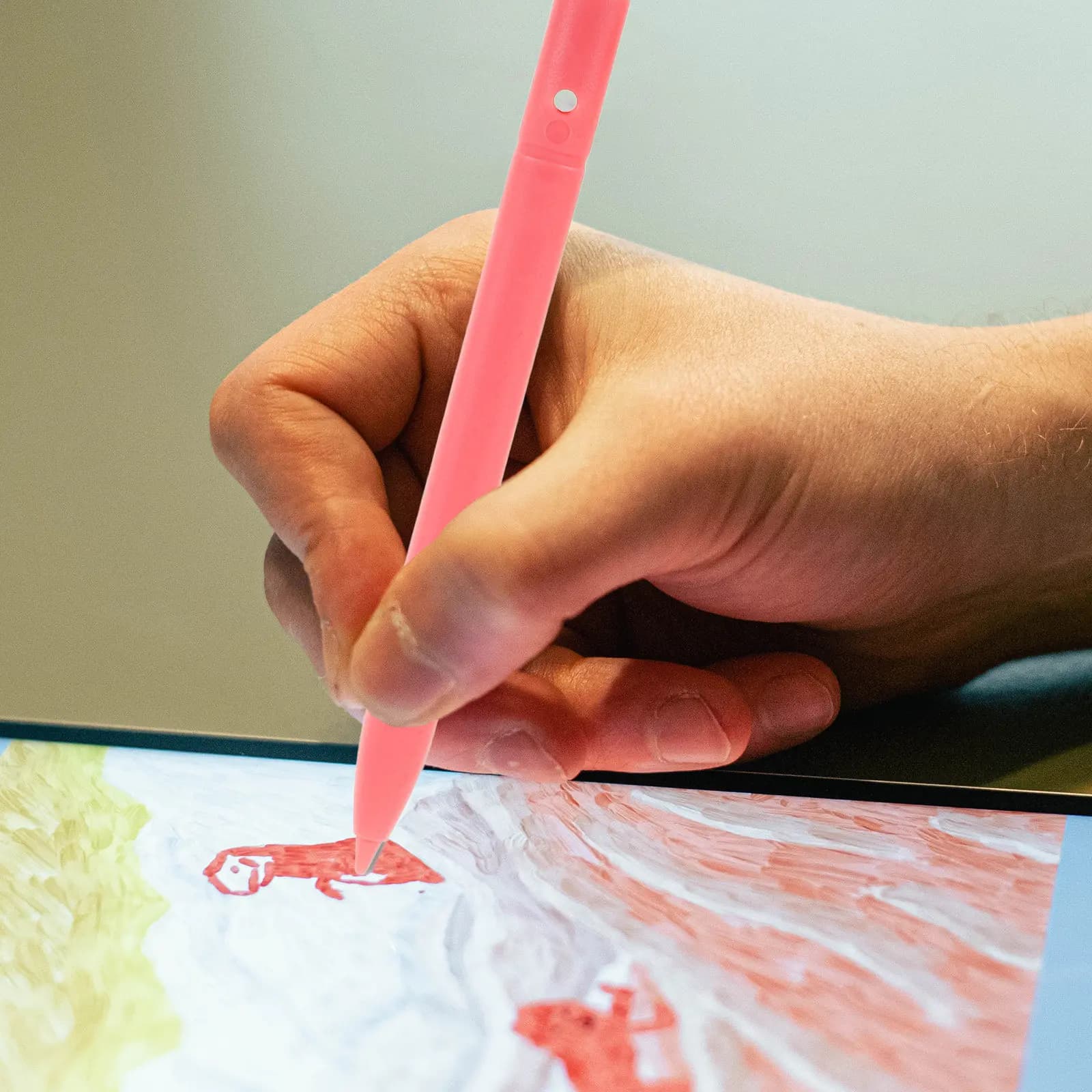 Penna stilo LCD da 2 pezzi per touchscreen, penna stilo universale per scrittura su LCD, ad alta precisione, per scrittura fluida, disegno, tablet, laptop