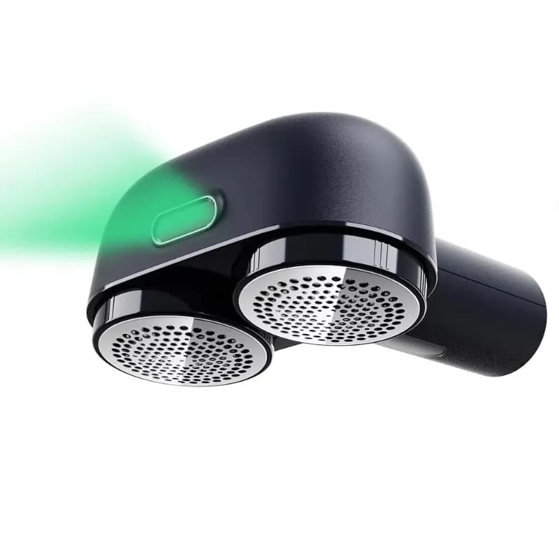 Levapelucchi Elettrico Ricaricabile a Doppia Testa con Display Digitale LED e 6 Lame a Lama Larga per Vestiti e Mobili