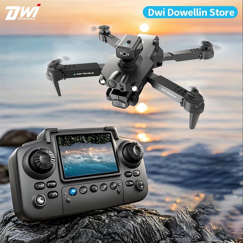 DWI D22 8K FPV RC Drone con WIFI HD Motore Brushless Pieghevole Quadcopter Altezza Tenuta Evitamento Ostacoli Regalo Giocattolo