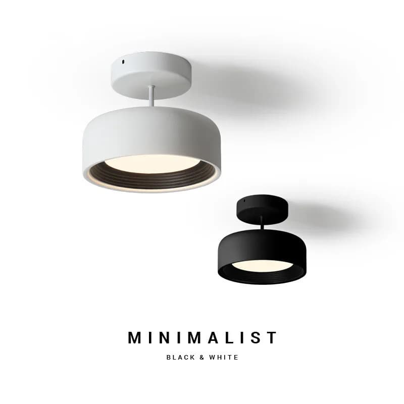 LED Minimalist Ceiling Lamp Round Modern Creative Living Room Background Restaurant Entrance Corridor Balcony Lighting Fixtures