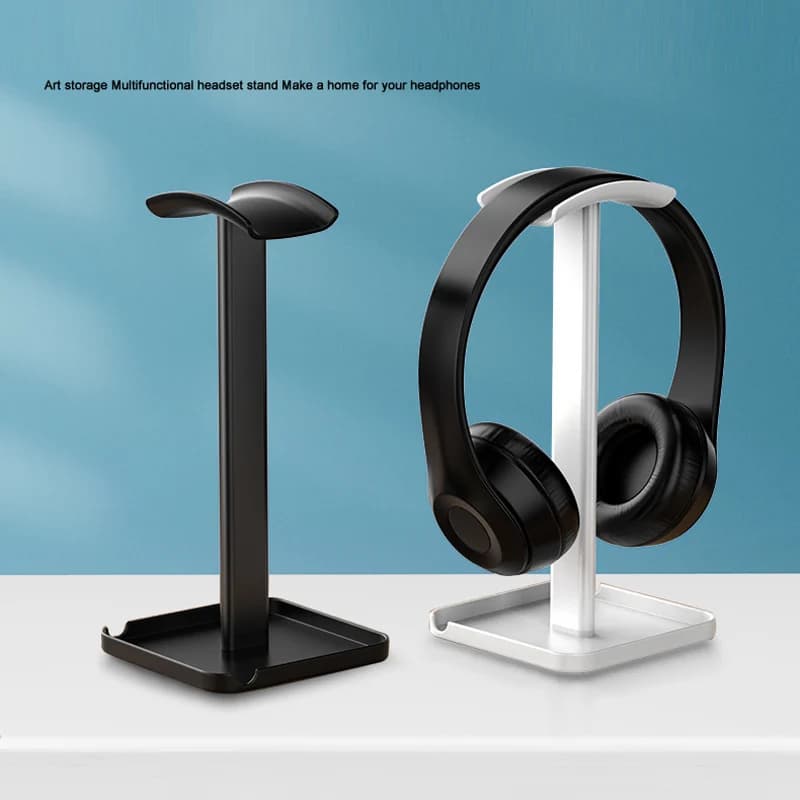 Auricolare Bluetooth Supporto da tavolo Gancio Supporto per cuffie Headsetr Stand Rack per giocatori Amante della musica Film Video sapone opera ecc