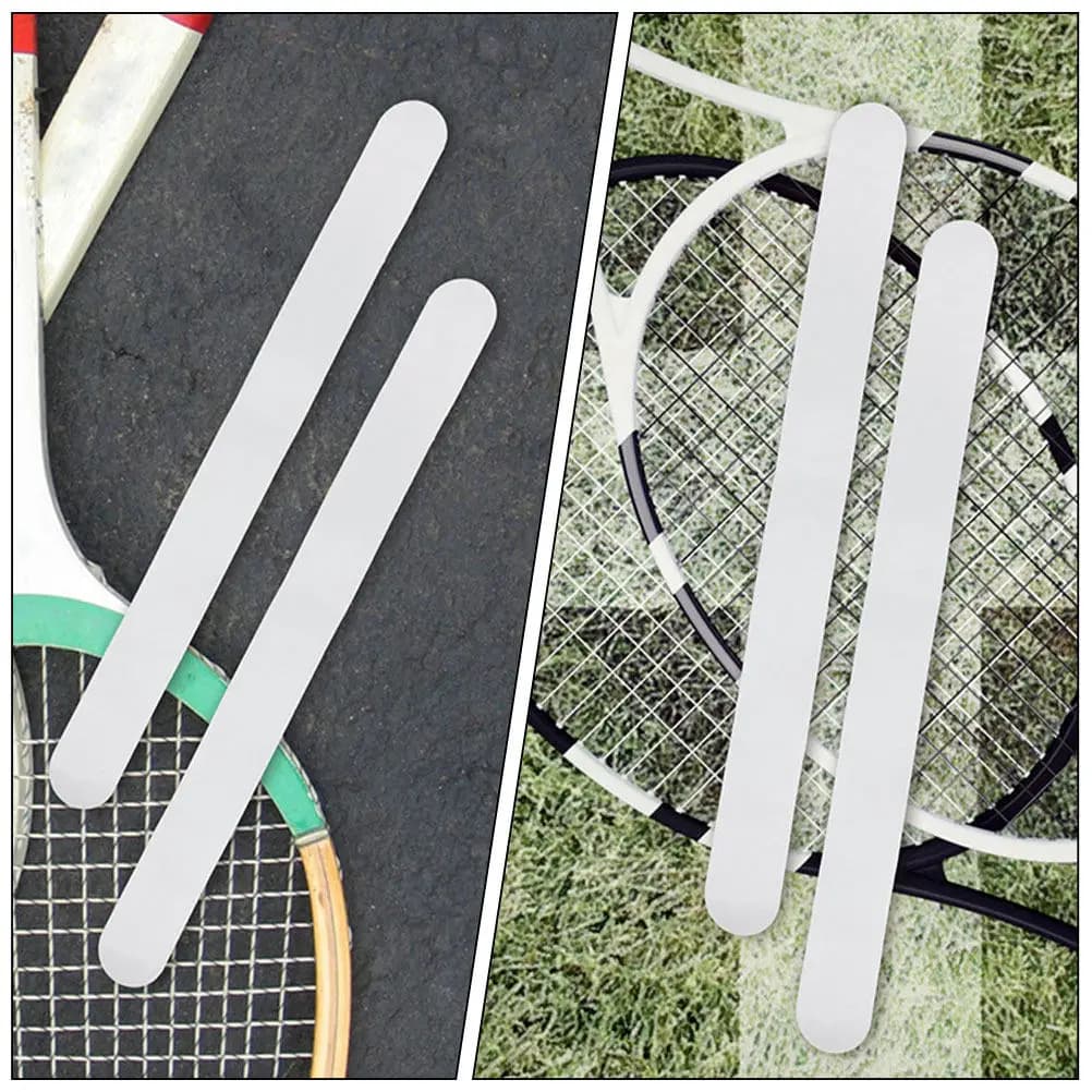 2 Pieces Protective Tape Transparent for Edge Frame Tennis Rack, Lead Enhancer, Rackets Accessories, Gather Sports Balls
