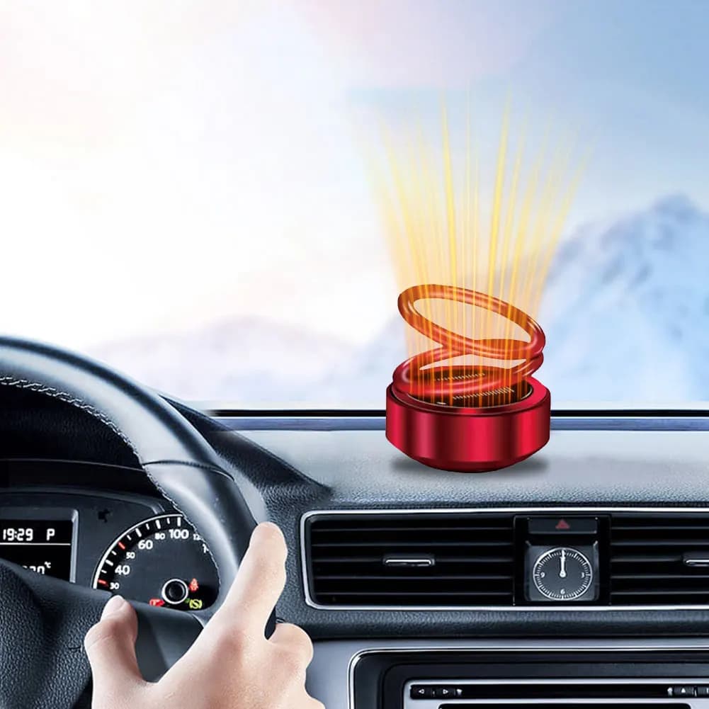 Purificatore d'Aria Portatile a Doppio Anello Rotante con Tecnologia Cinetica Molecolare per Auto, Soggiorni e Bagni