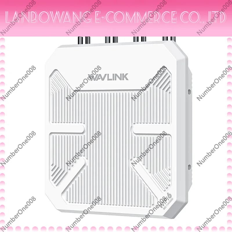 WiFi 6 Outdoor Wireless Repeater AX3000 Dual Band Waterproof Lightning Protection Park Signal Booster Extender