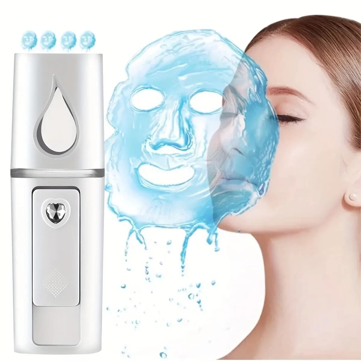 Mini Nano Mist Sprayer Cooler vaporizzatore facciale umidificatore USB ricaricabile viso idratante nebulizzatore bellezza cura della pelle