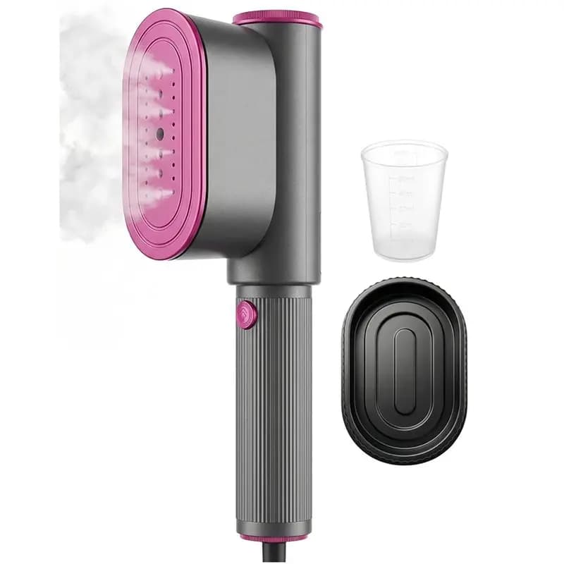 N98R Ferro da stiro da viaggio portatile 2 in 1 da 1200W, per vestiti, casa, viaggi e lavoro - Include spina EU