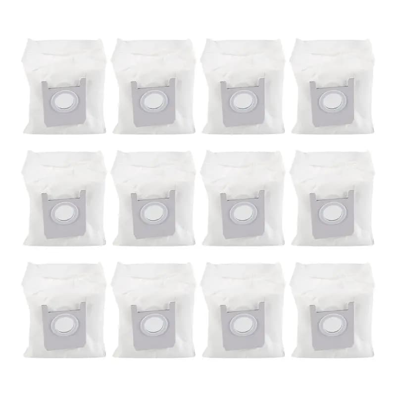 FAST-12 Pcs For Roidmi EVE Plus Robot Vacuum Cleaner Parts Dust Bag Garbage Storage Bag Replacement Accessories