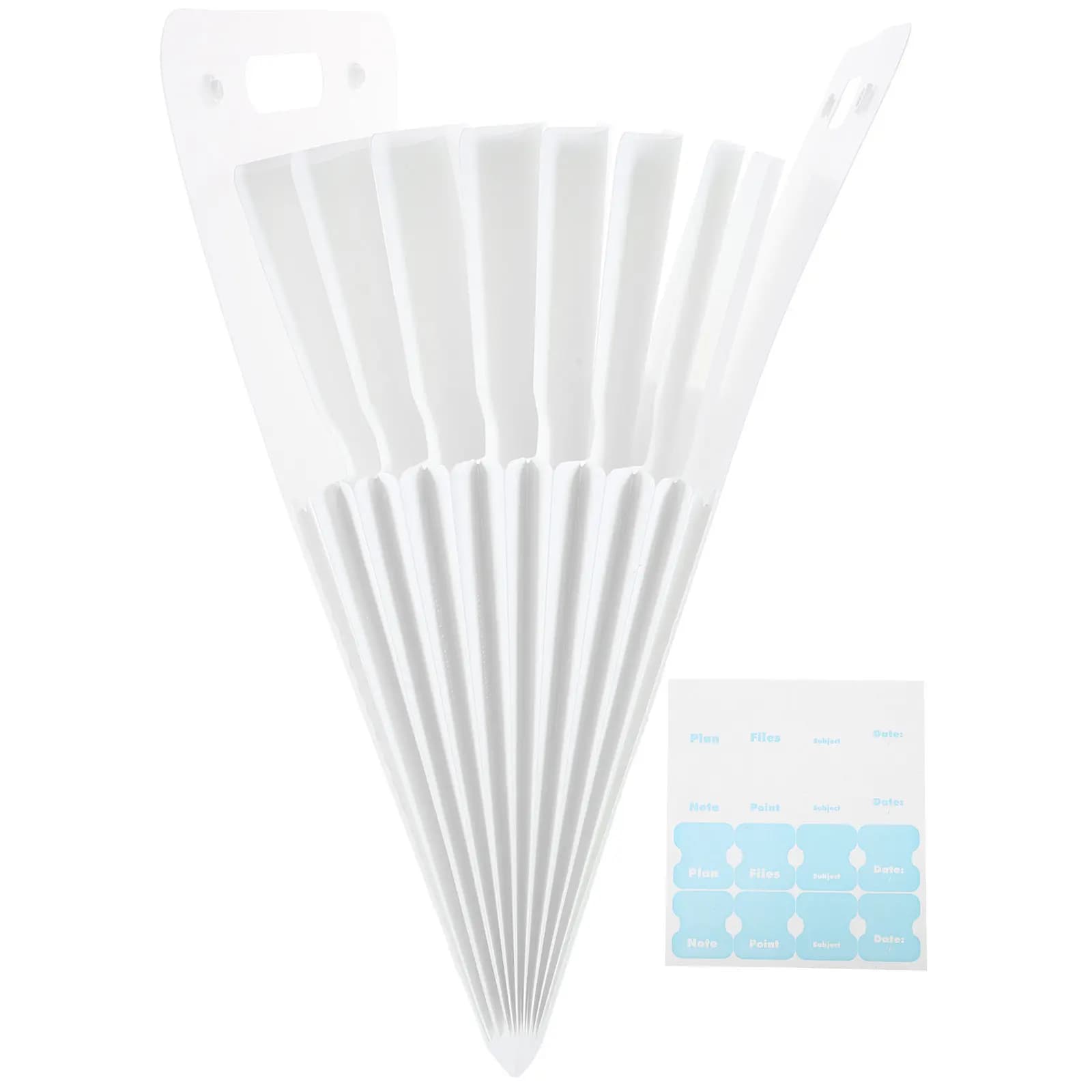 Large Capacity File Folder Expanding Paper Holder Handheld Organizer Plastic Accordion File Organizer Document Divider Tabs
