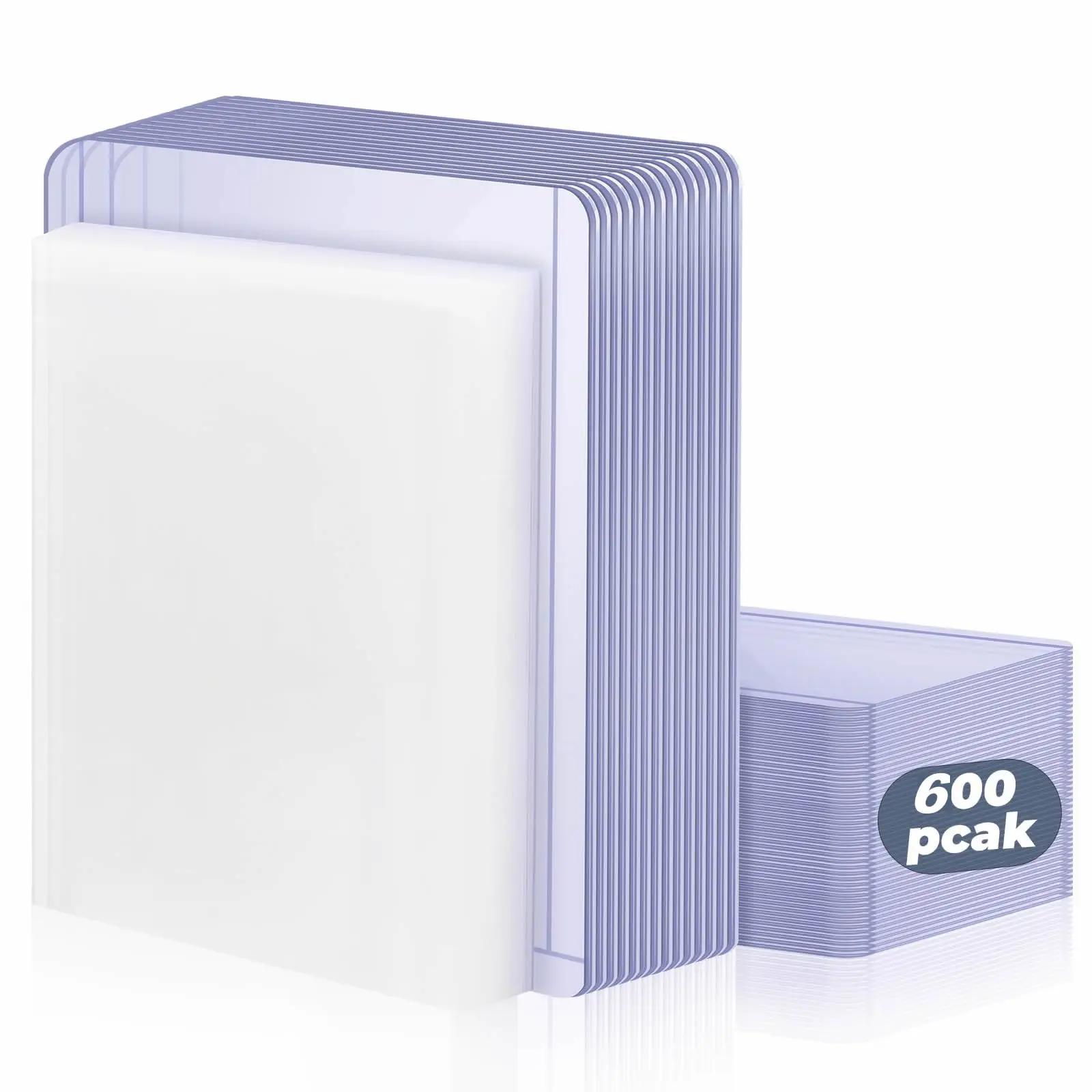600 Rigid and Soft Card Holders with Transparent Protective Film for Pokémon Cards and Football Game Cards