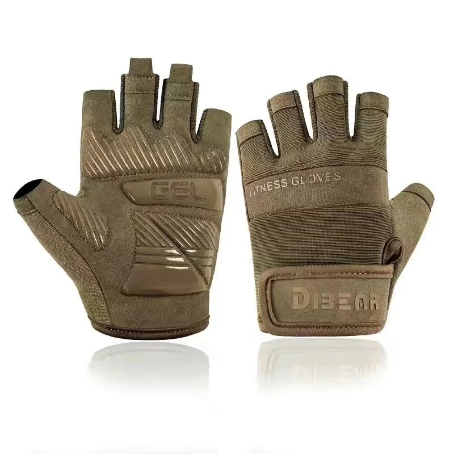 1 pair of gym gloves for Bodybuilding weight lifting workout with dumbbell gloves Fitness anti-slip workout exercise Crossfit for men woman